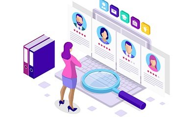 Isometric,Hiring,And,Recruitment,Concept,For,Web,Page,,Banner,,Presentation.